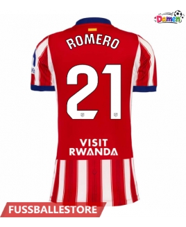 Günstige Atletico Madrid Cristian Romero #21 Heimtrikot Damen 2026-27 Kurzarm